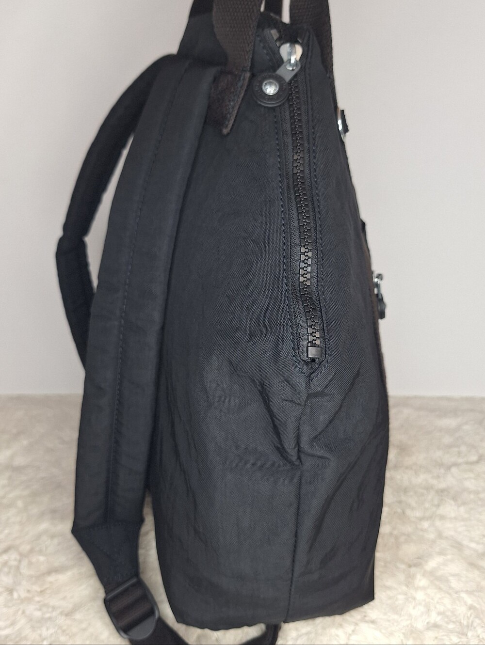 Kipling Black Nylon Backpack - Picture 7 of 12